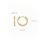 Oorstekers - Blush - 14k Geelgoud