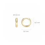 Oorstekers - Blush - 14k Geelgoud