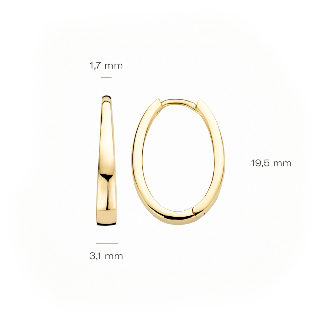 Oorstekers - Blush - 14k Geelgoud