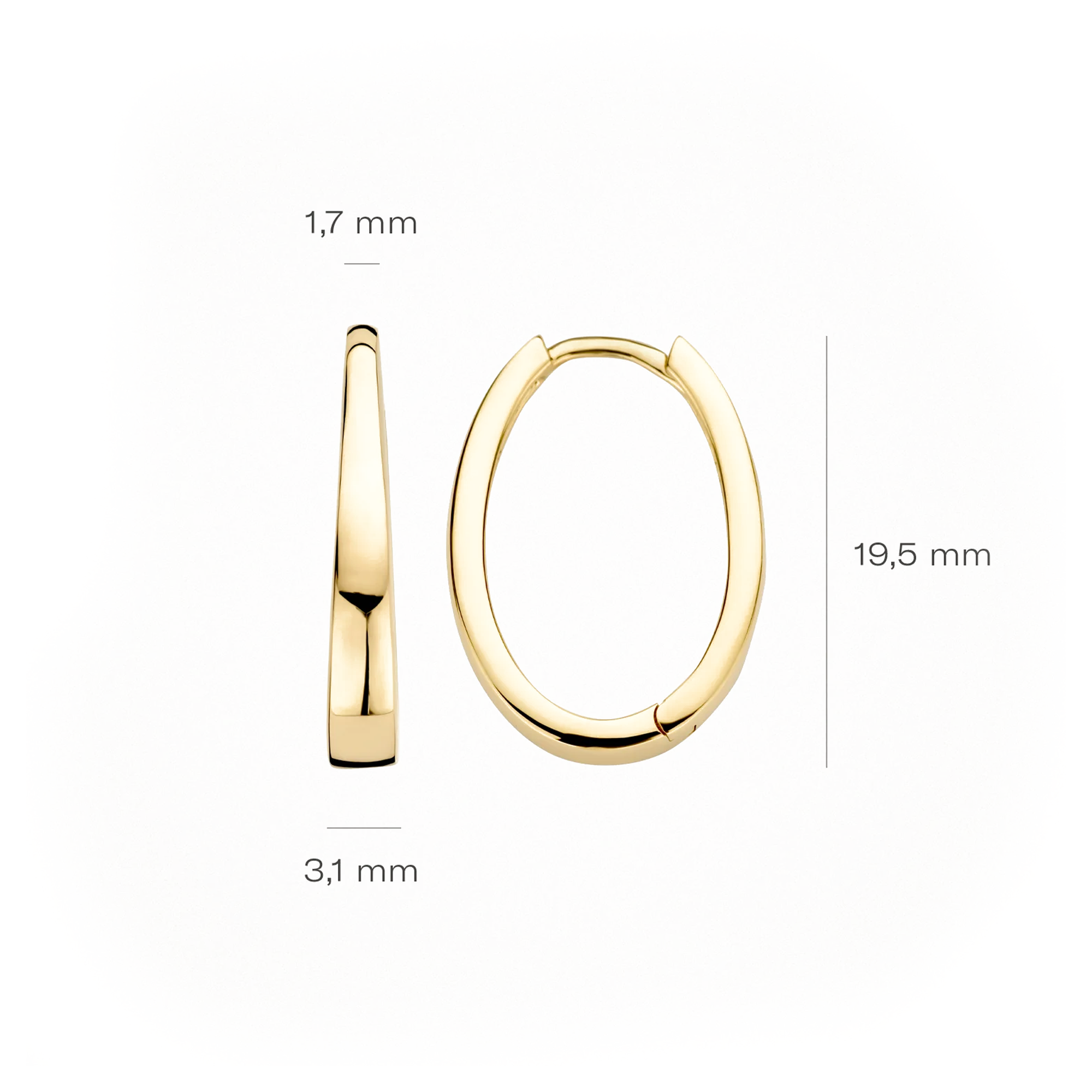Oorstekers - Blush - 14k Geelgoud