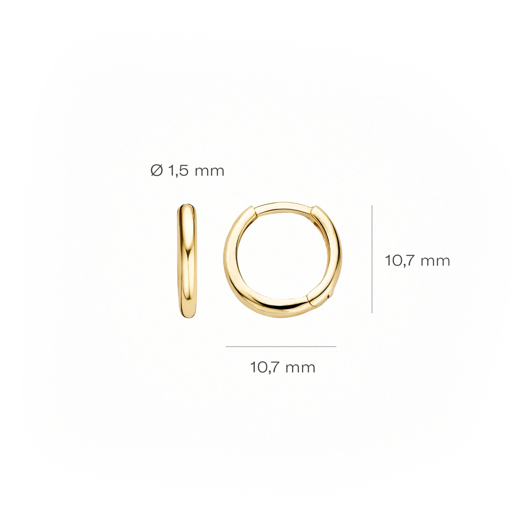 Oorstekers - Blush - 14k Geelgoud