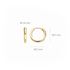 Oorstekers - Blush - 14k Geelgoud