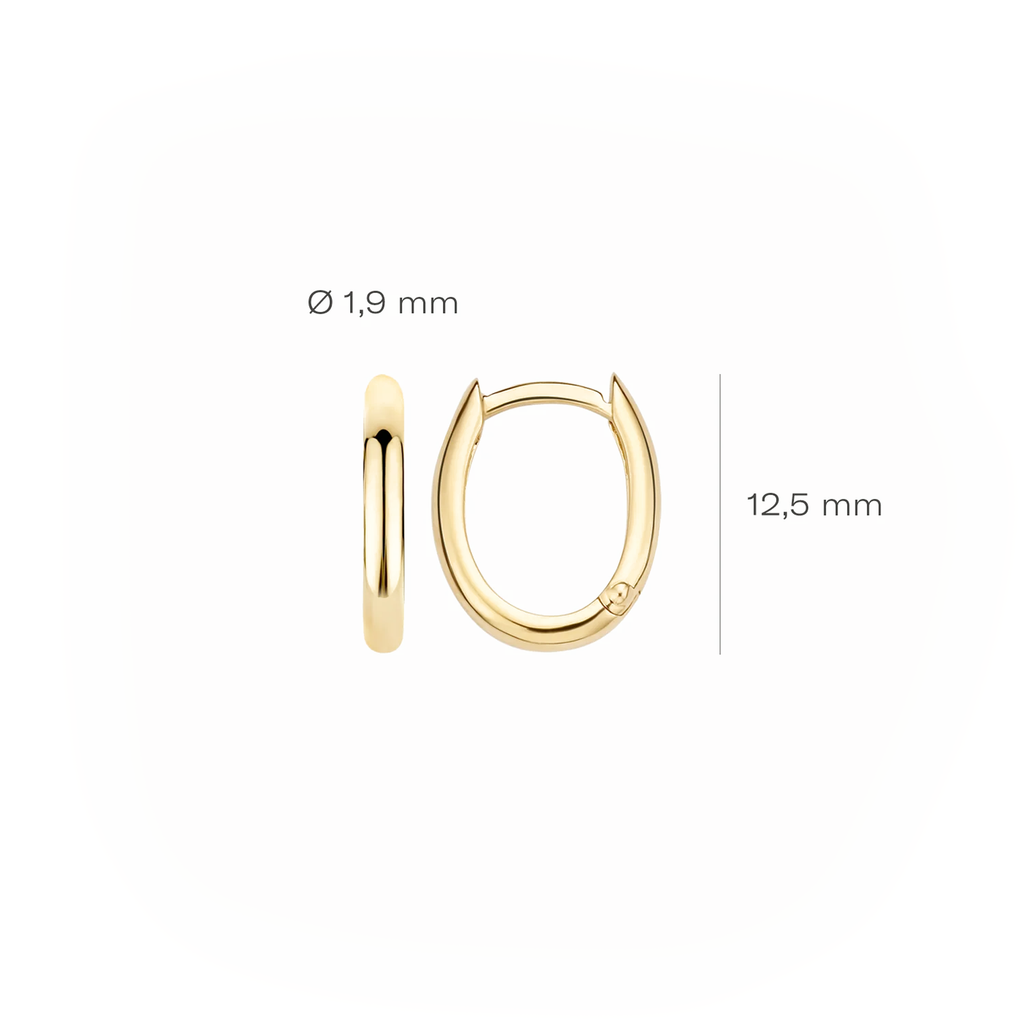 Oorstekers - Blush - 14k Geelgoud