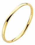 Ovaal 4 mm - Bangle armband - Fjory - 14k Geelgoud