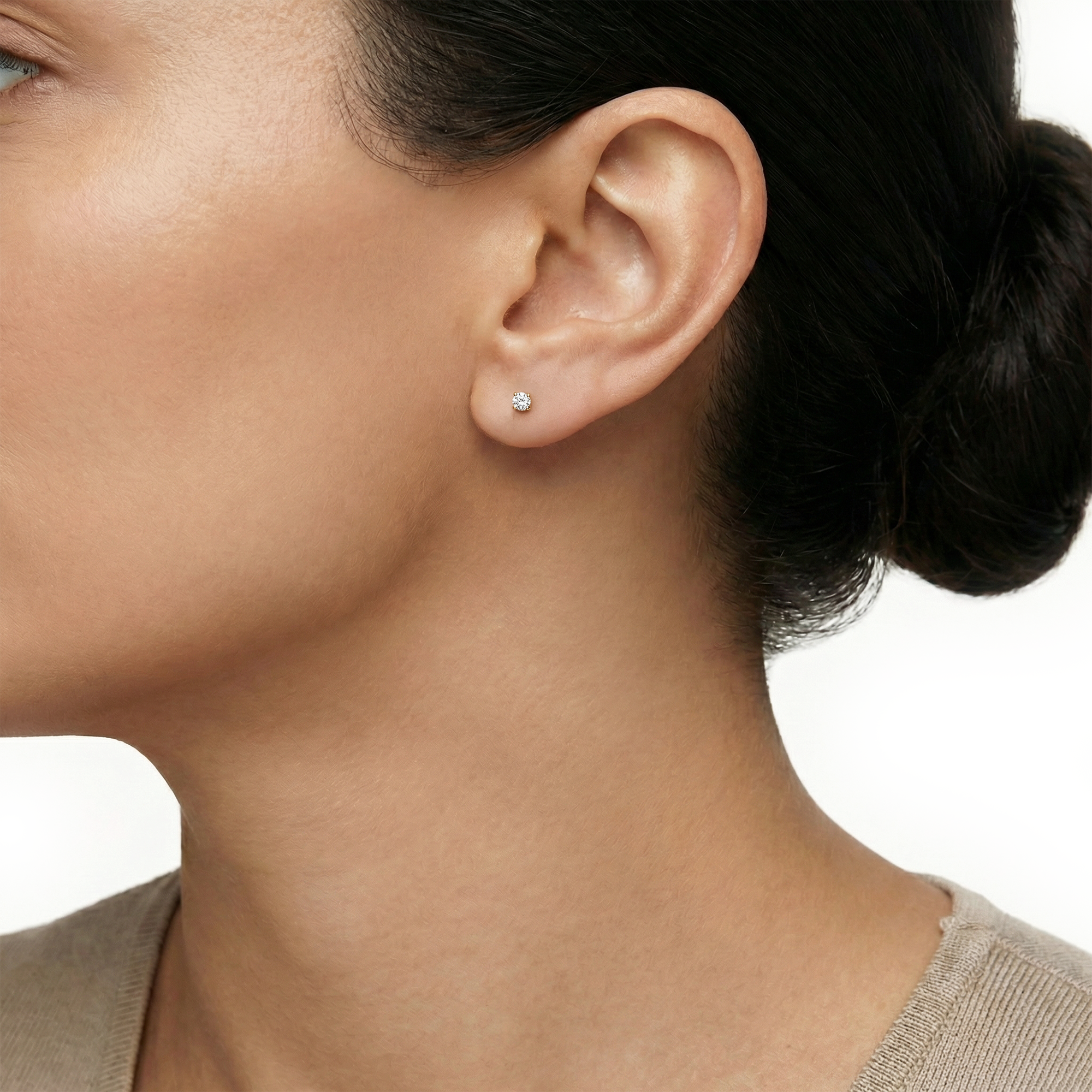 Oorstekers - Blush - 14k Geelgoud