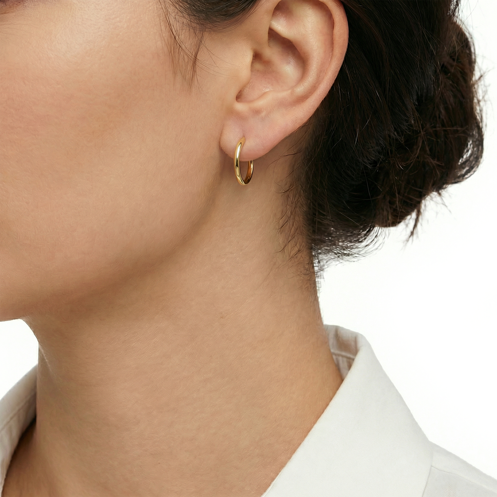 Oorstekers - Blush - 14k Geelgoud