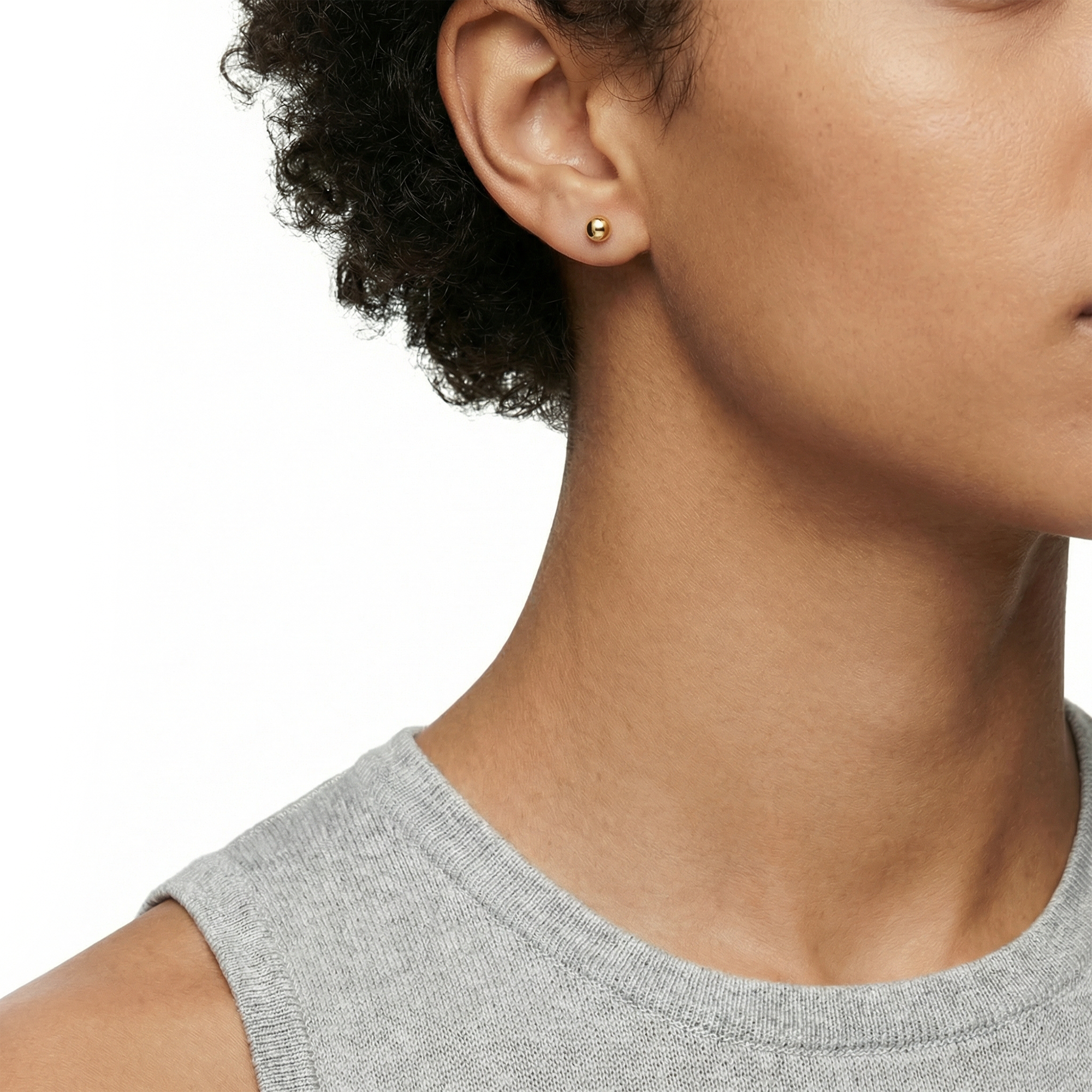 Oorstekers - Blush - 14k Geelgoud