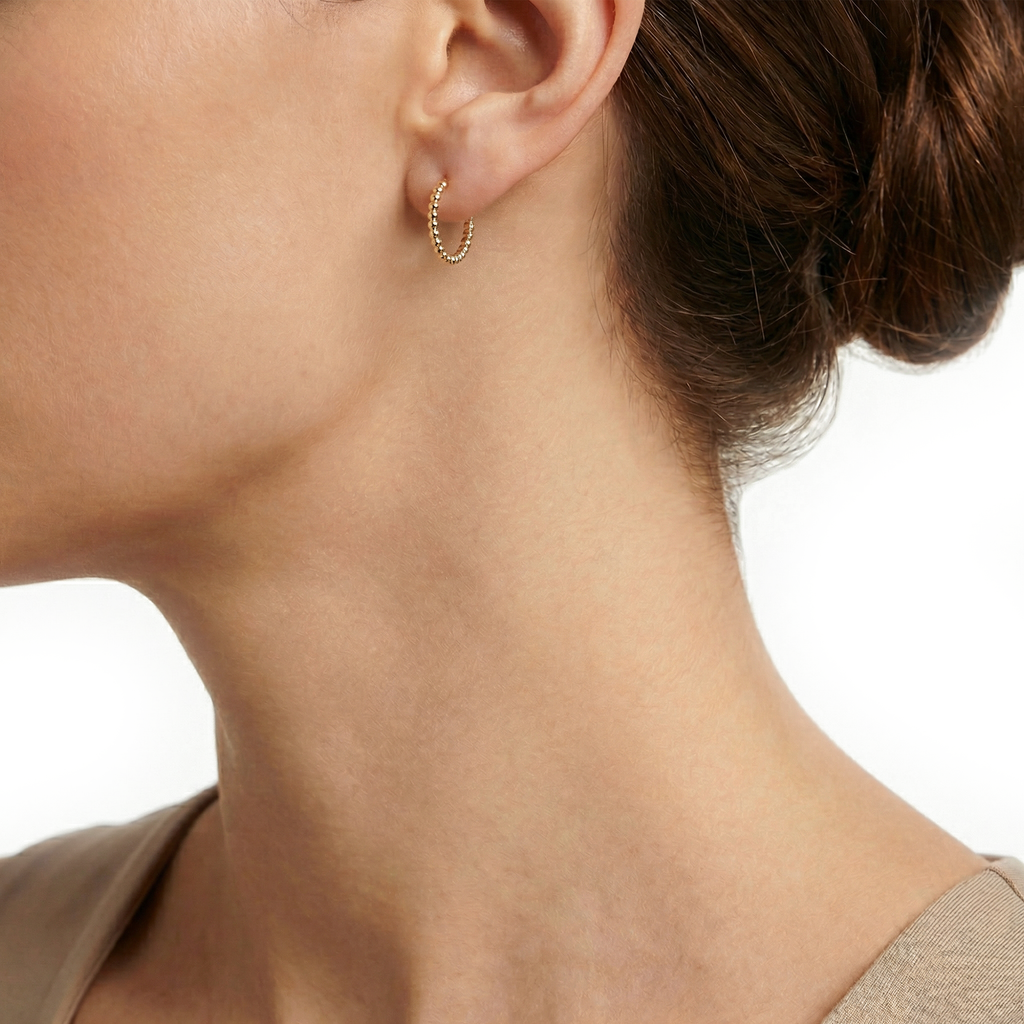 Oorstekers - Blush - 14k Geelgoud