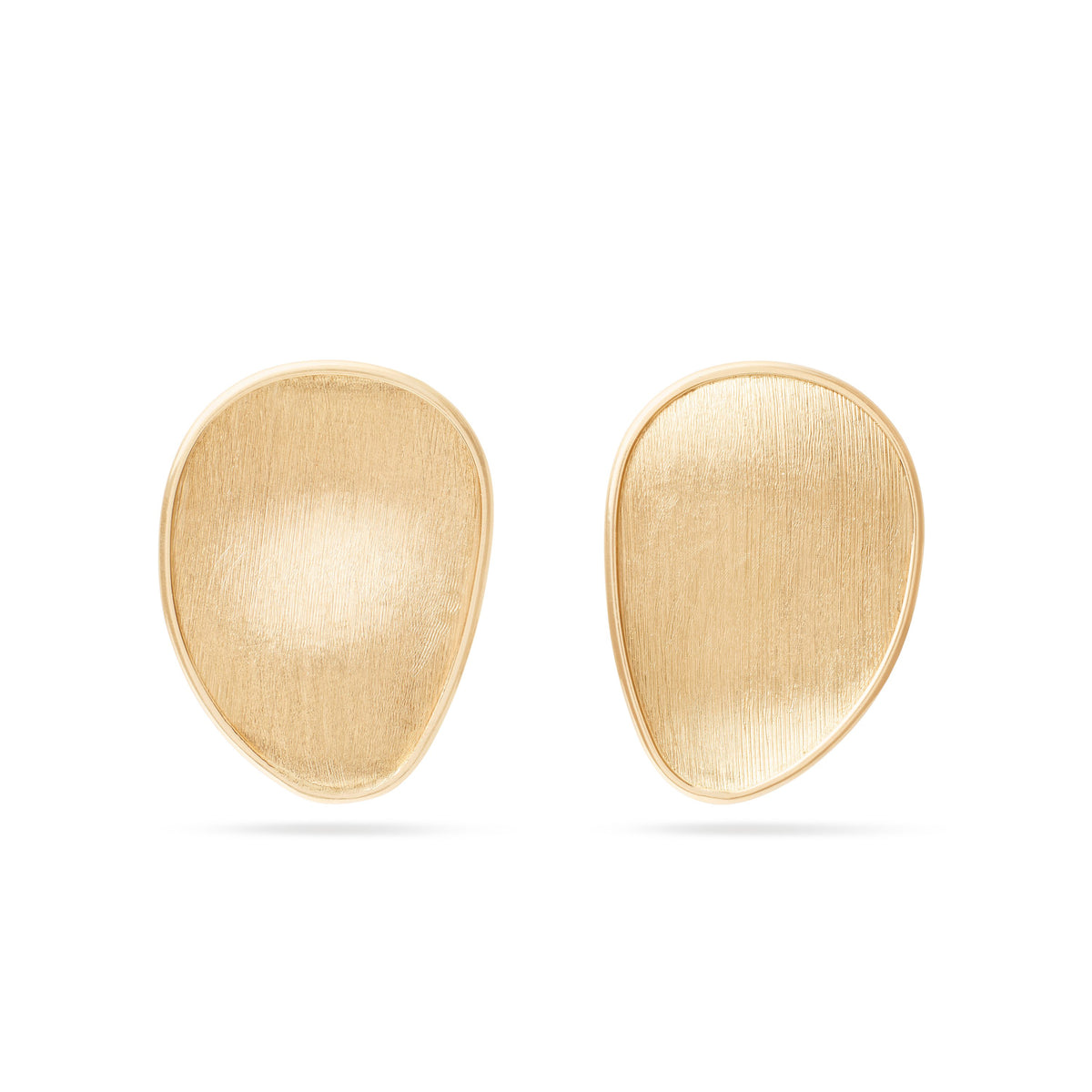 Marco Bicego Lunaria oorstekers medium in 18 karaat geelgoud