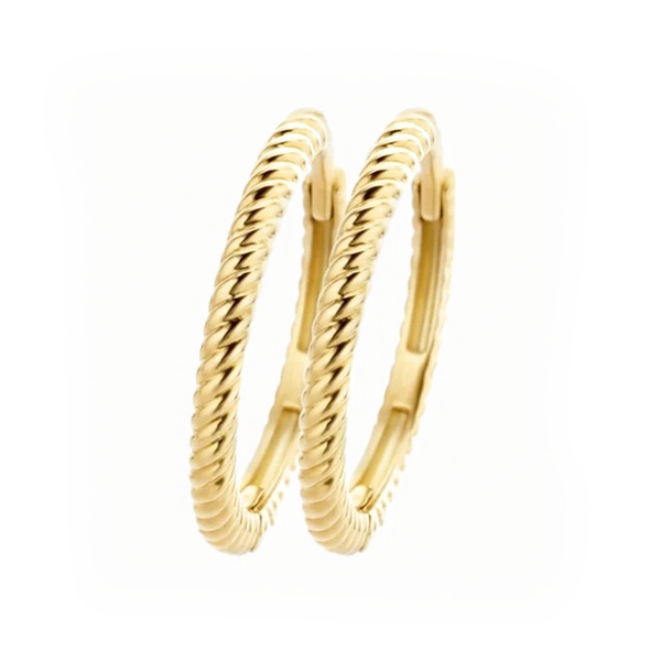 Oorstekers - Blush - 14k Geelgoud