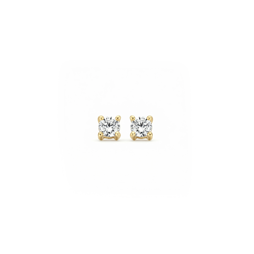 Oorstekers - Blush - 14k Geelgoud