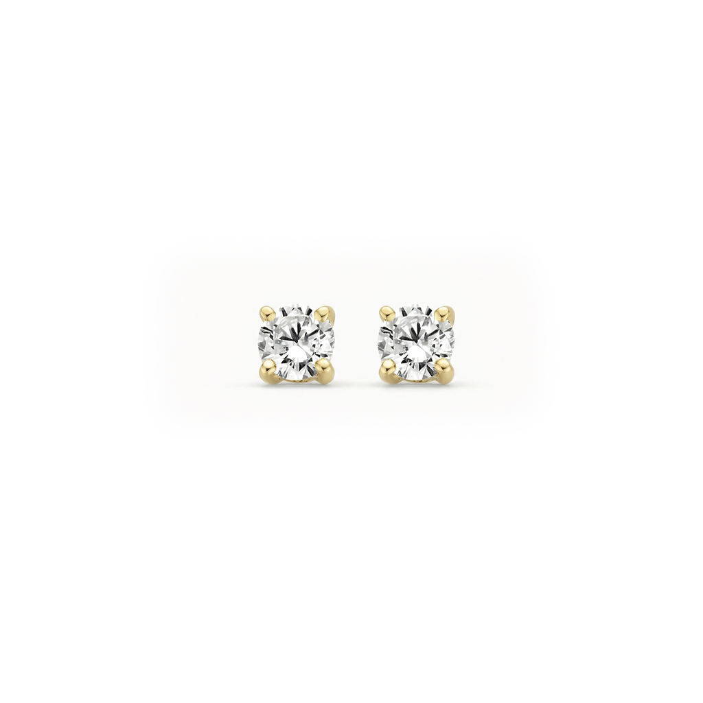 Oorstekers - Blush - 14k Geelgoud