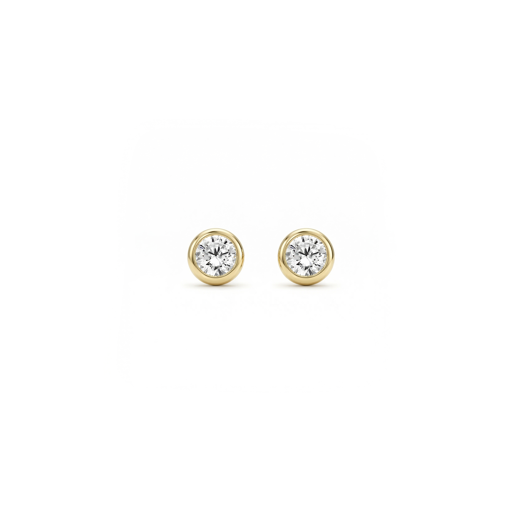 Oorstekers - Blush - 14k Geelgoud