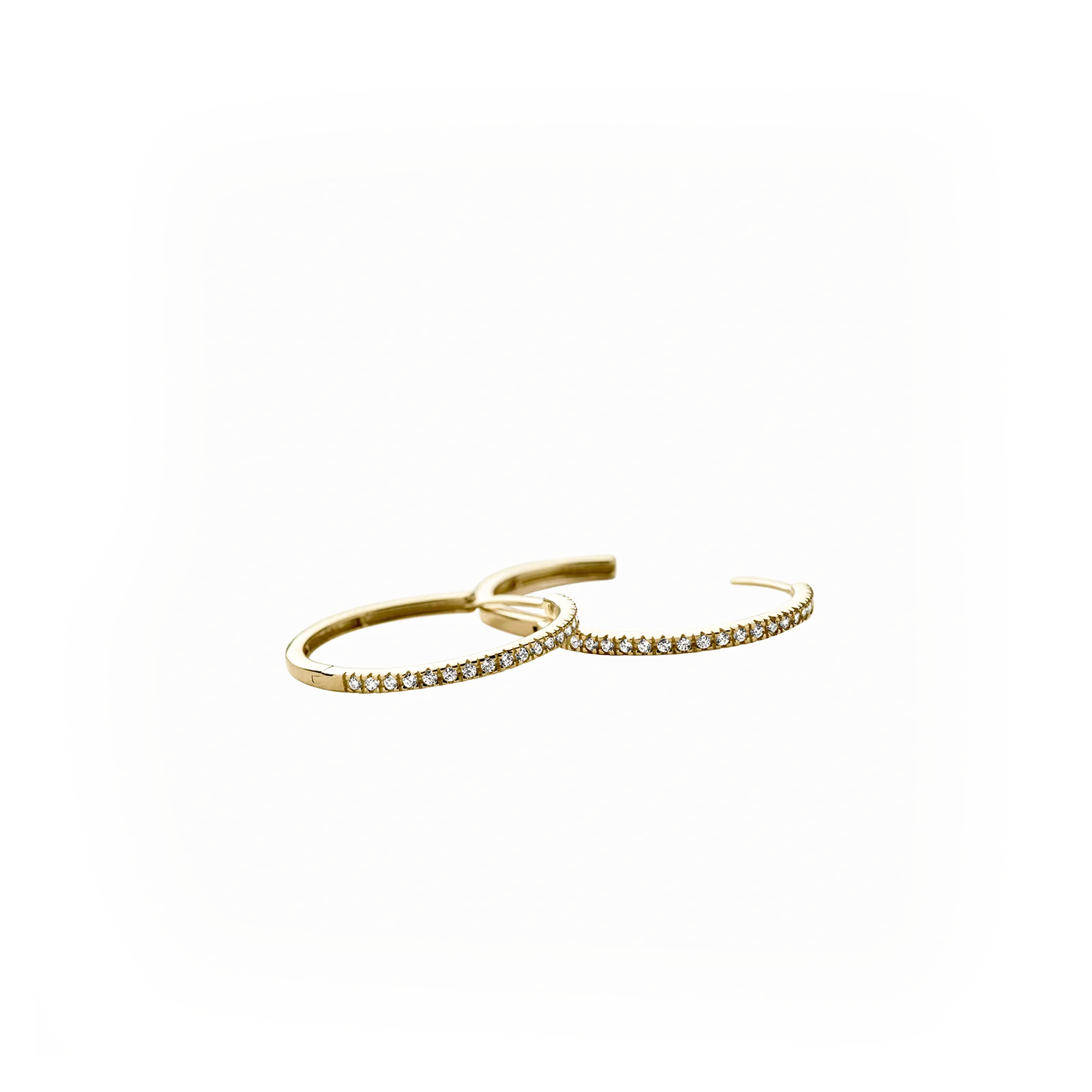 Oorstekers - Blush - 14k Geelgoud