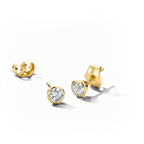 Oorstekers - Blush - 14k Geelgoud