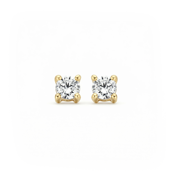 Oorstekers - Blush - 14k Geelgoud
