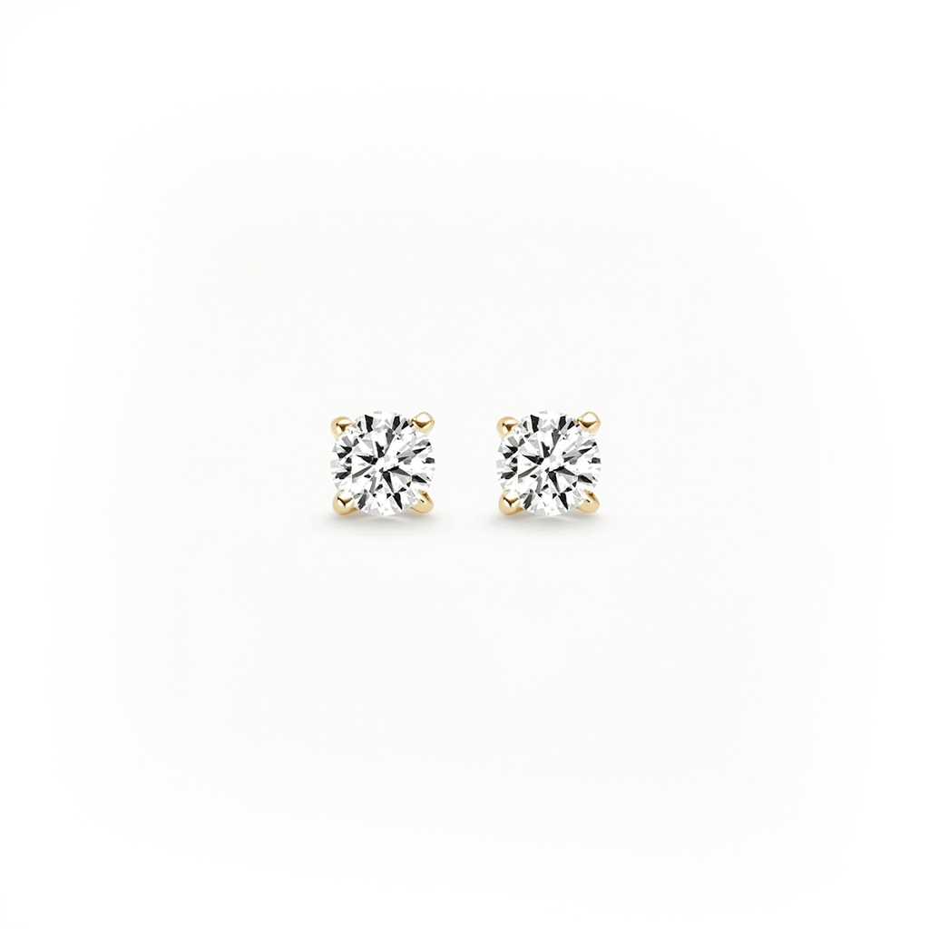 Oorstekers - Blush - 14k Geelgoud