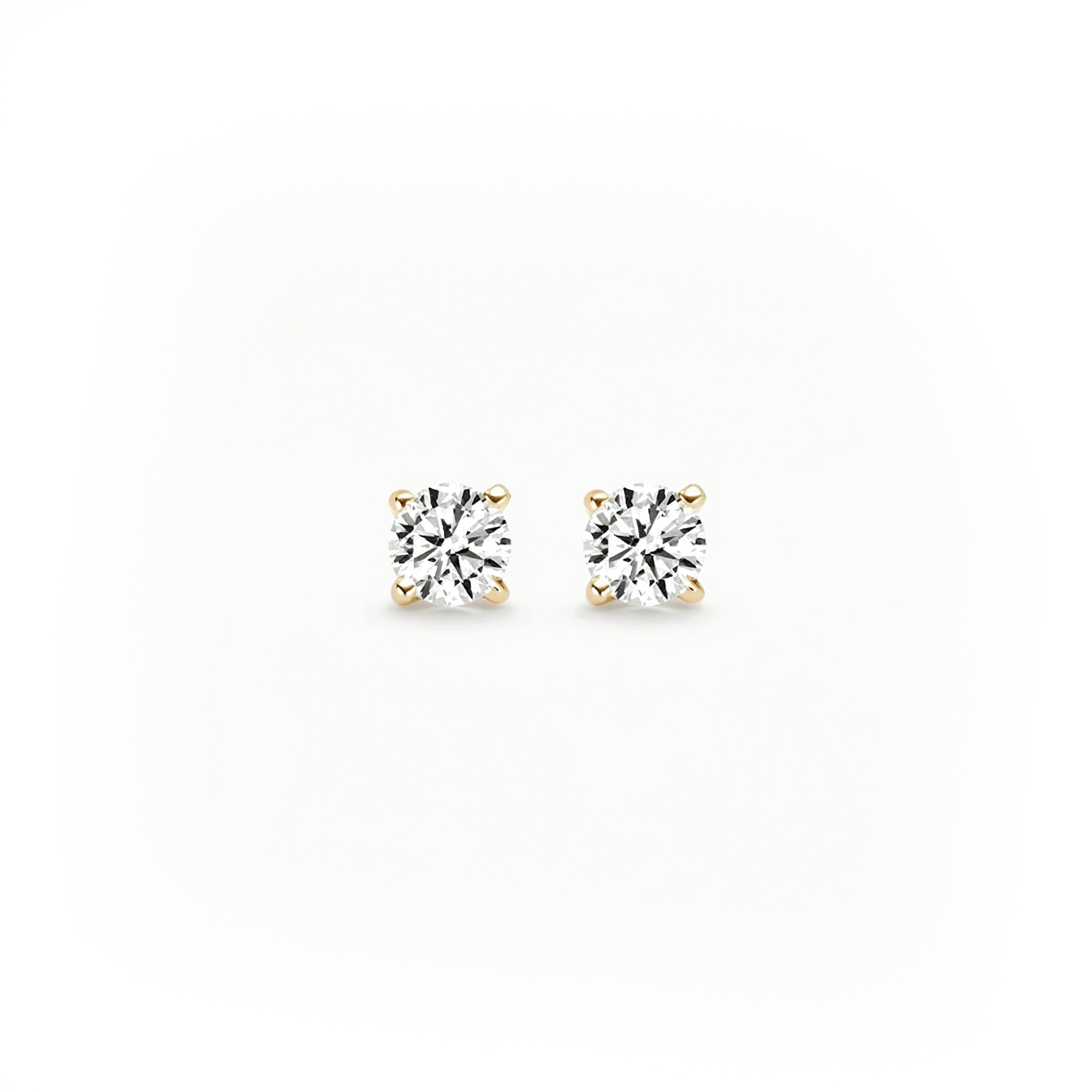Oorstekers - Blush - 14k Geelgoud