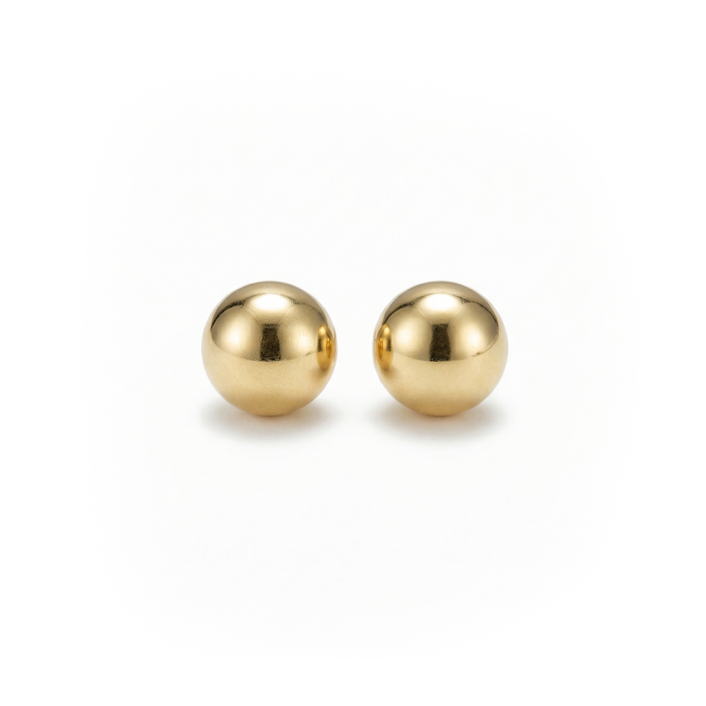 Oorstekers - Blush - 14k Geelgoud