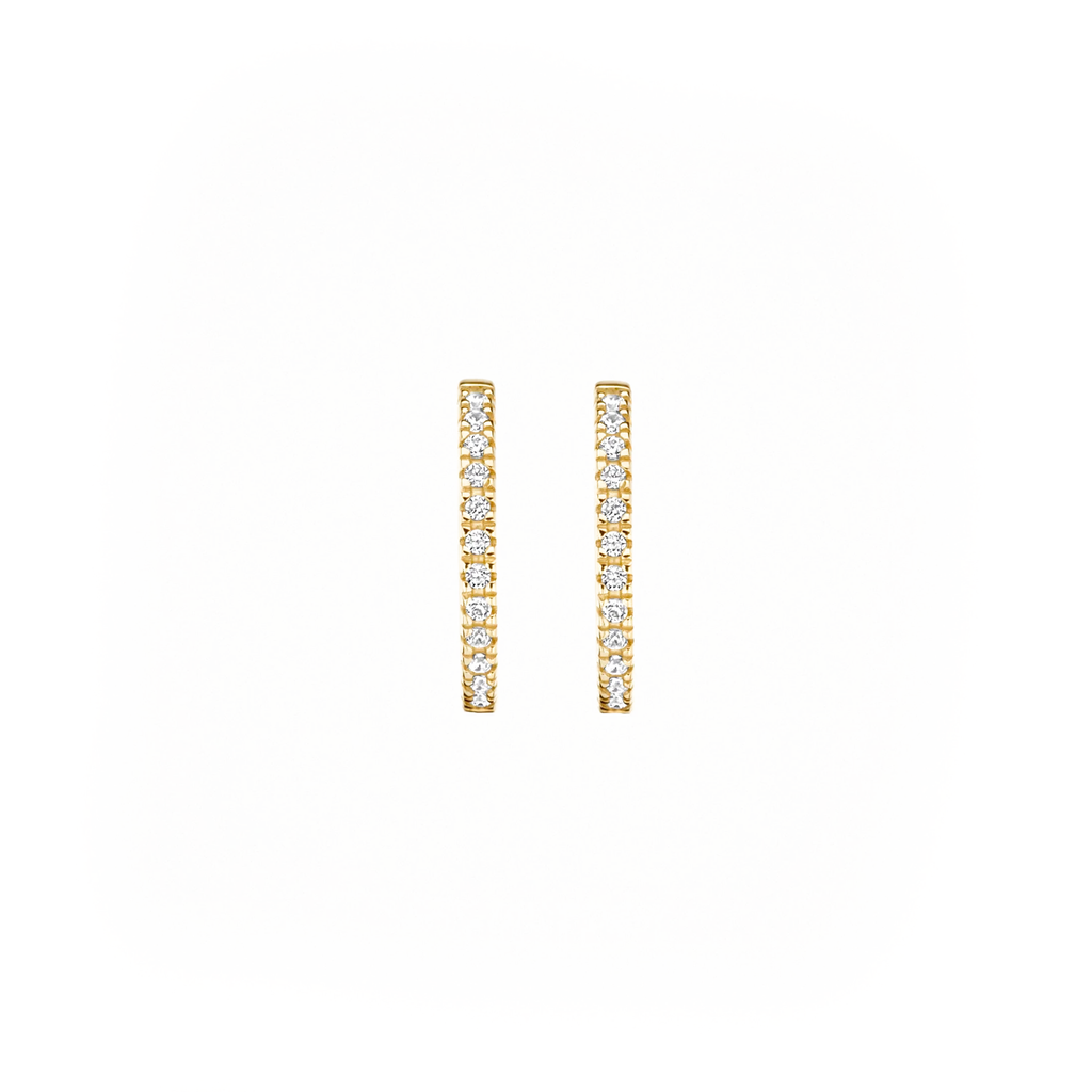 Oorstekers - Blush - 14k Geelgoud