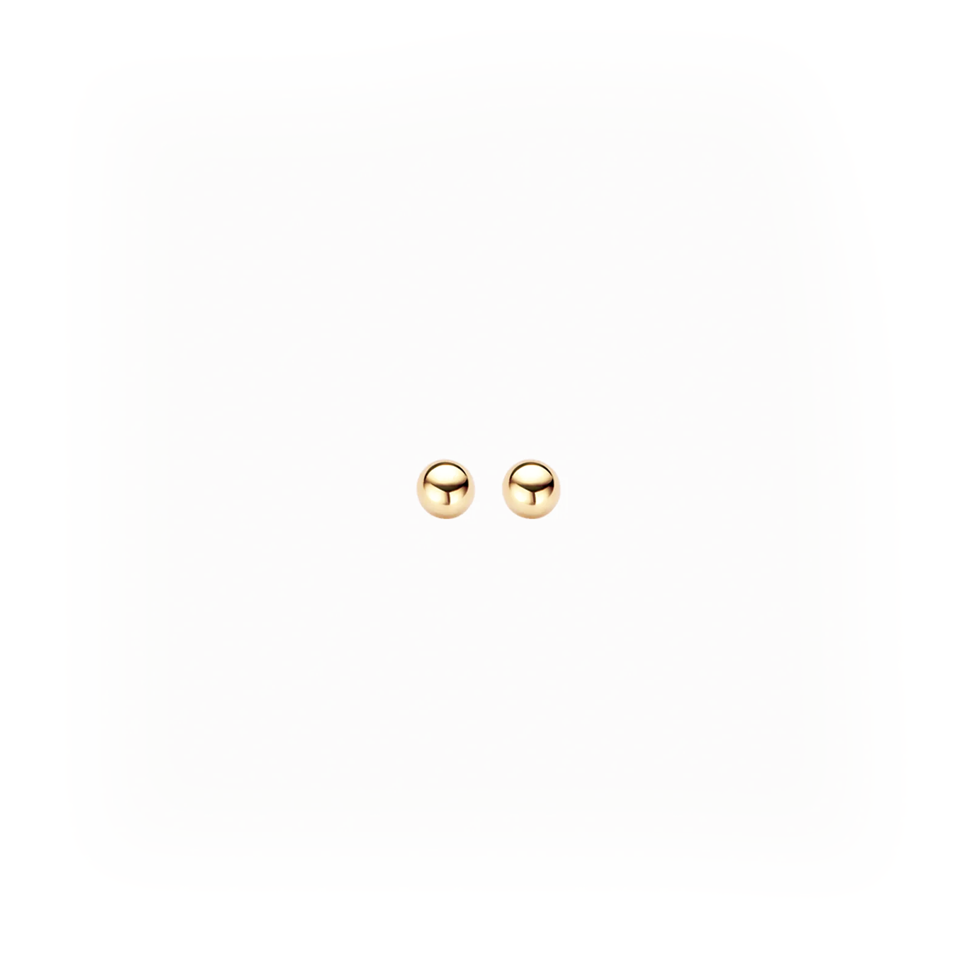 Oorstekers - Blush - 14k Geelgoud