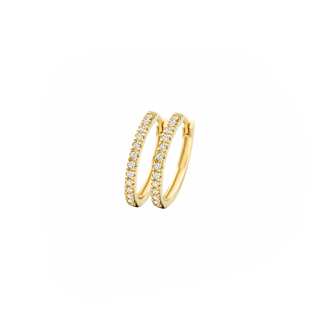 Oorstekers - Blush - 14k Geelgoud