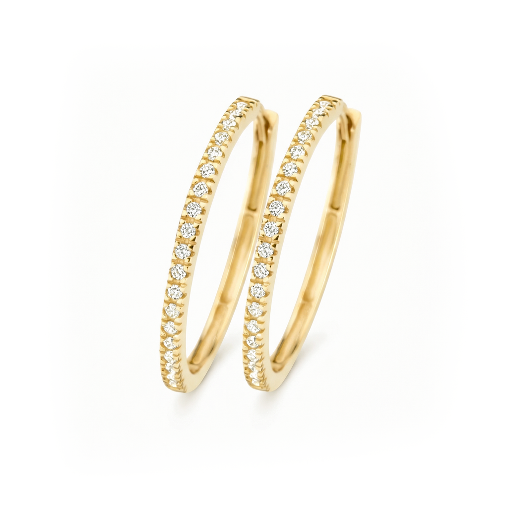 Oorstekers - Blush - 14k Geelgoud