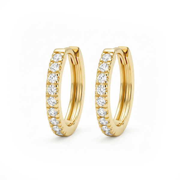 Oorstekers - Blush - 14k Geelgoud