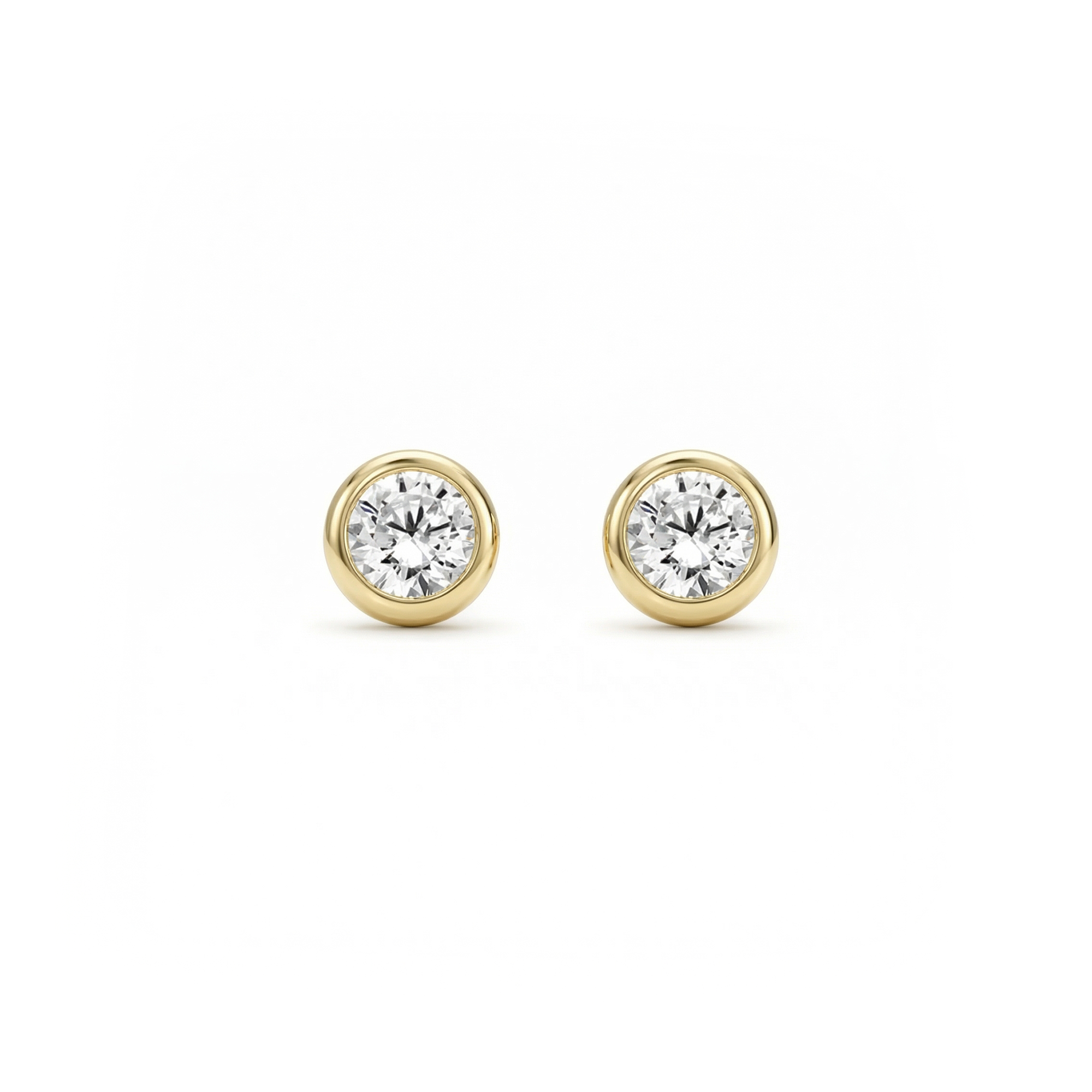 Oorstekers - Blush - 14k Geelgoud