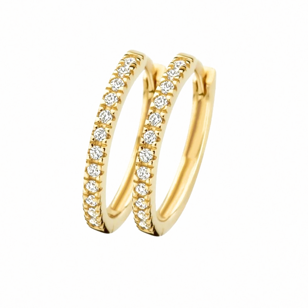 Oorstekers - Blush - 14k Geelgoud