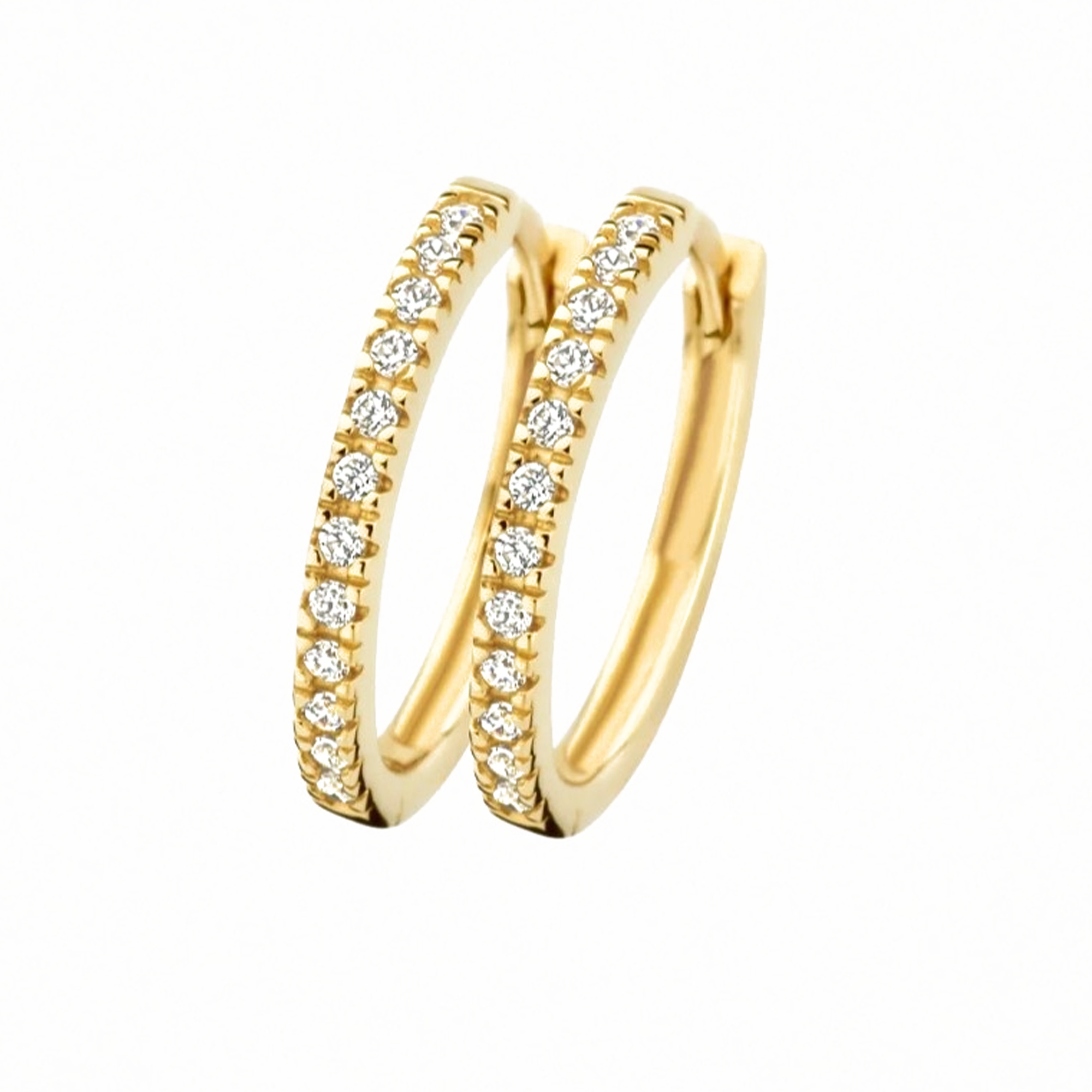 Oorstekers - Blush - 14k Geelgoud