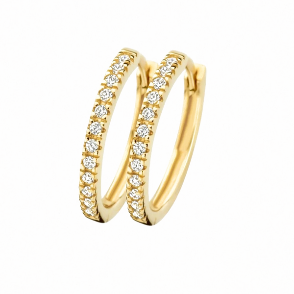 Oorstekers - Blush - 14k Geelgoud
