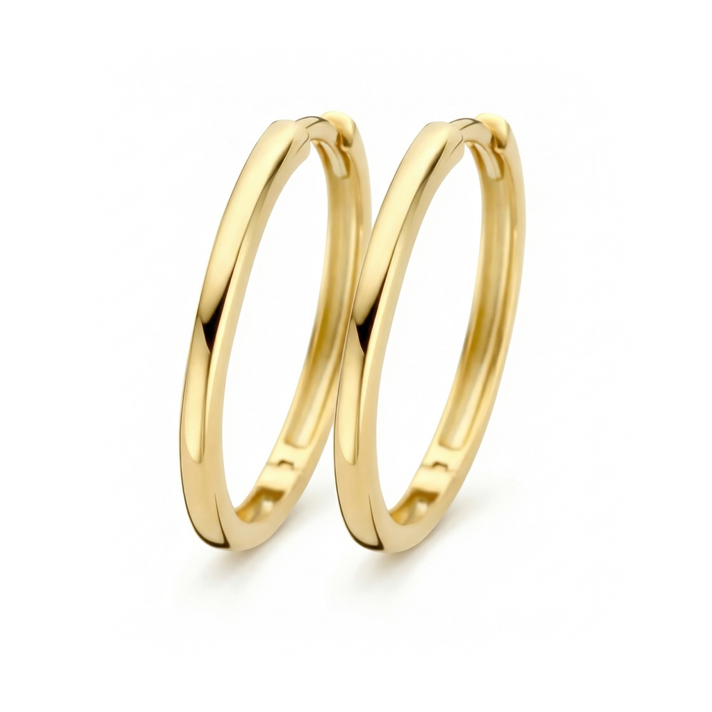 Oorstekers - Blush - 14k Geelgoud