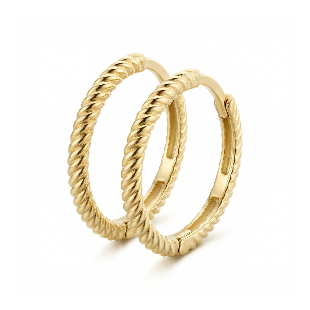 Oorstekers - Blush - 14k Geelgoud