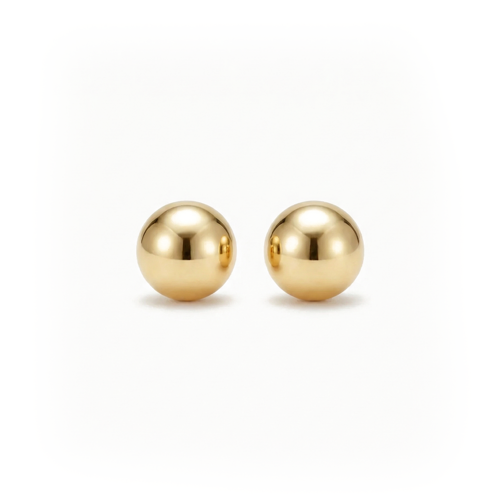 Oorstekers - Blush - 14k Geelgoud