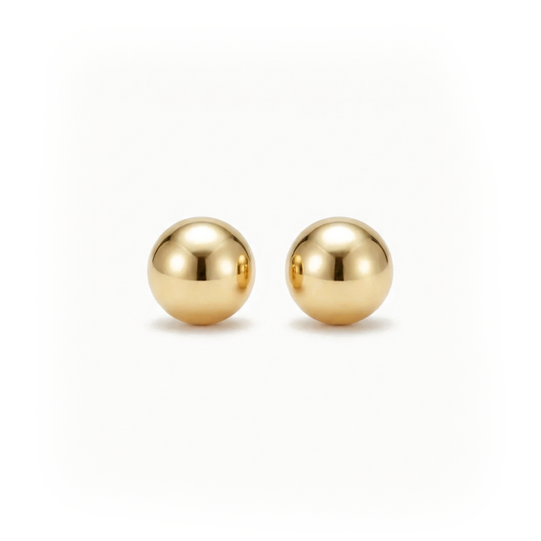 Oorstekers - Blush - 14k Geelgoud