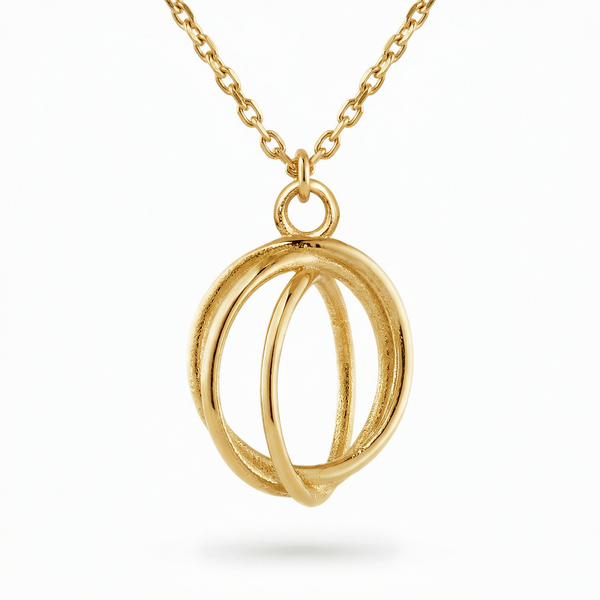 Spindle Necklace - Jackie - 14k Geelgoud