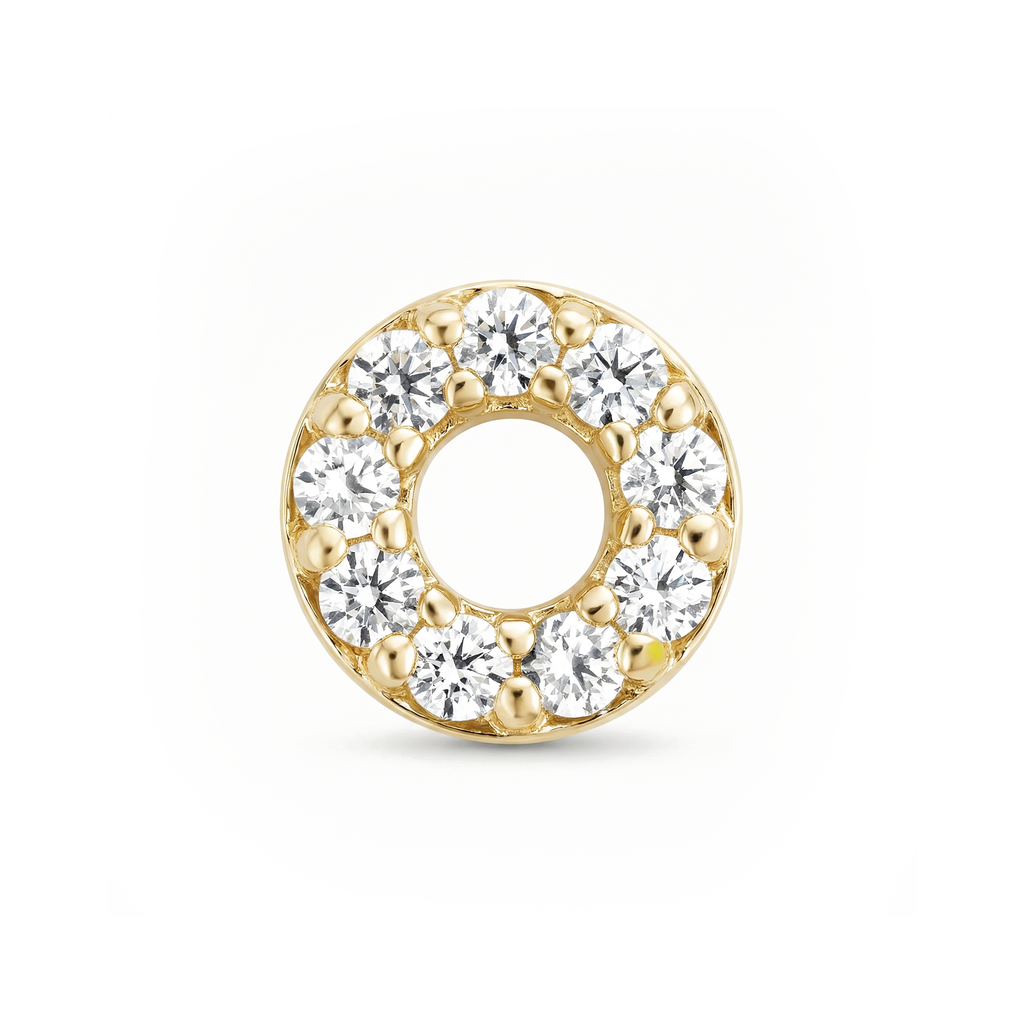 Oorstekers - Blush - 14k Geelgoud