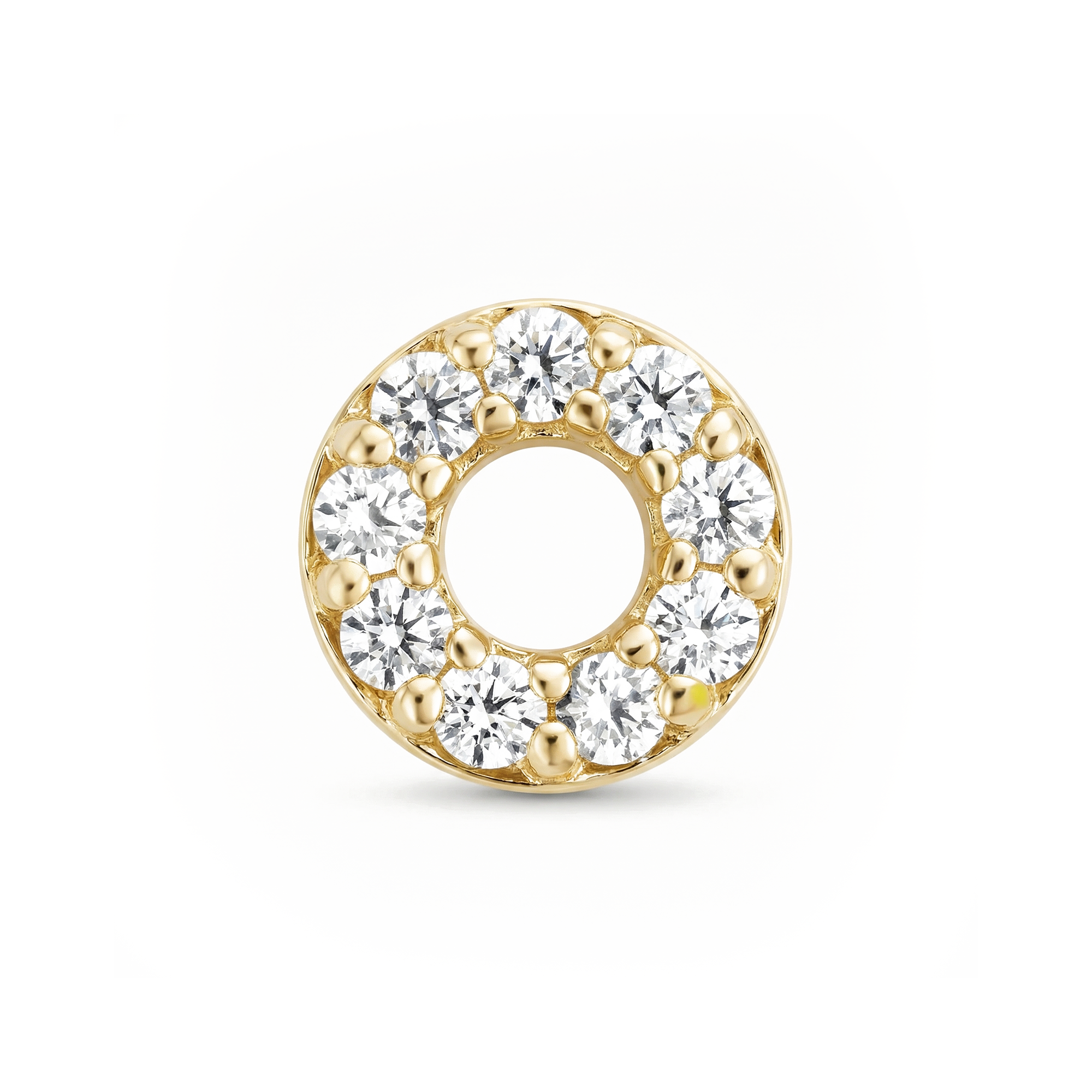 Oorstekers - Blush - 14k Geelgoud