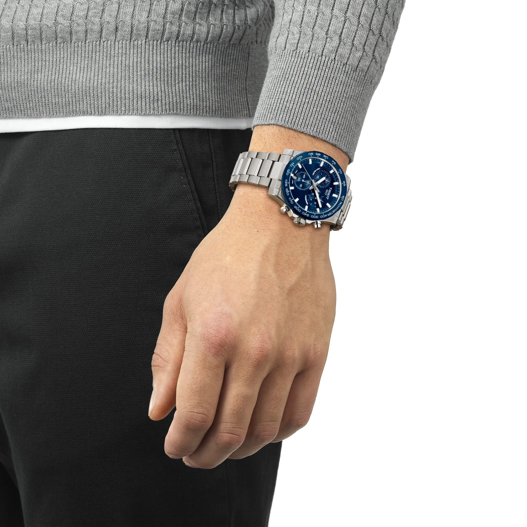 Supersport Chrono - Tissot - Roestvrij Staal - T1254171104100
