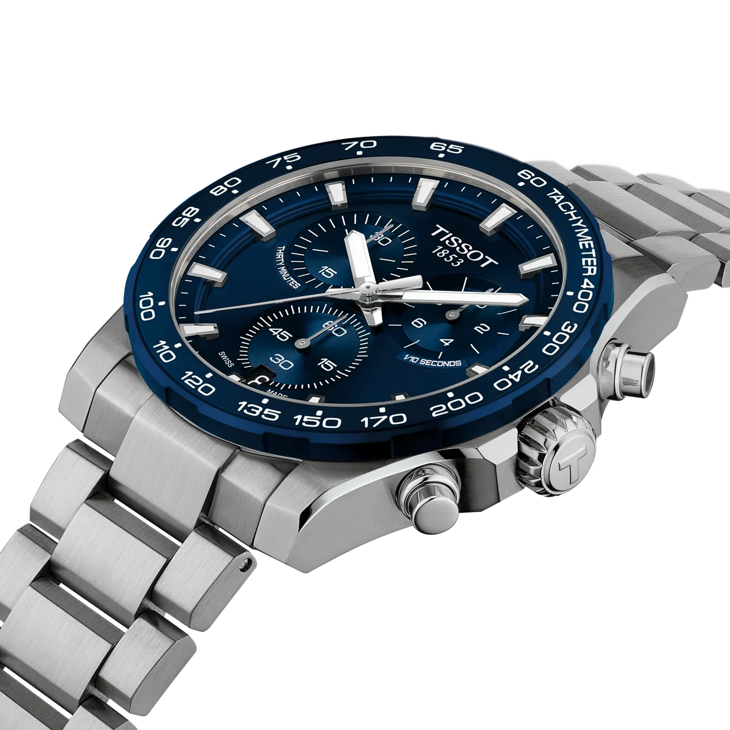Supersport Chrono - Tissot - Roestvrij Staal - T1254171104100