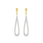 Geelgouden oorhangers - 0,34 ct. diamant - Hutjens Lab Grown