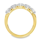 Geelgouden ring - 2 ct diamant - Hutjens Lab Grown
