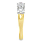 Geelgouden ring - 2 ct diamant - Hutjens Lab Grown
