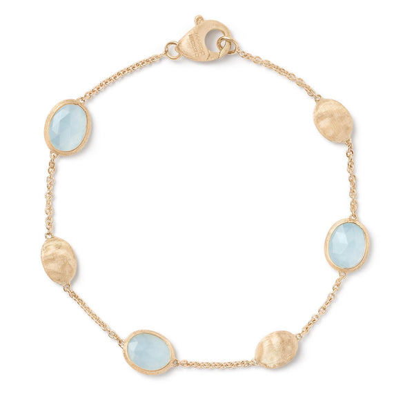 Siviglia Aquamarijn - Marco Bicego - 18k Geelgoud