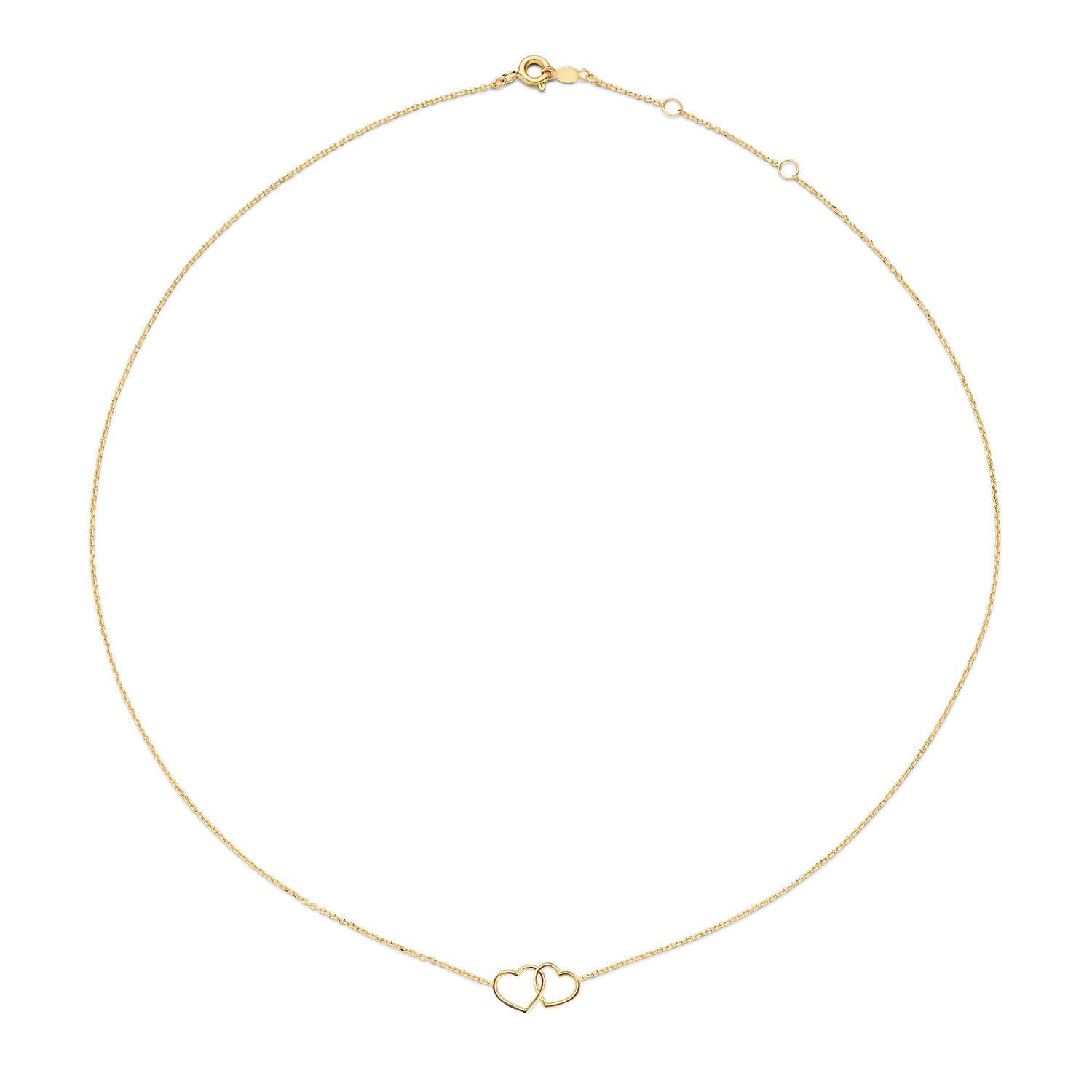 Double Heart ketting