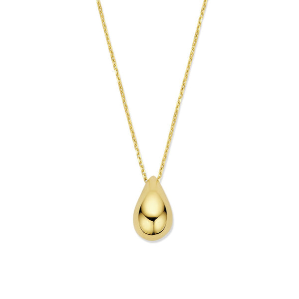 14 karaat - Geelgouden collier met hanger - Hutjens - 14k Geelgoud