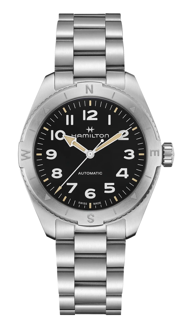 Khaki Field Expedition Auto - Hamilton - Roestvrij Staal - H70315130