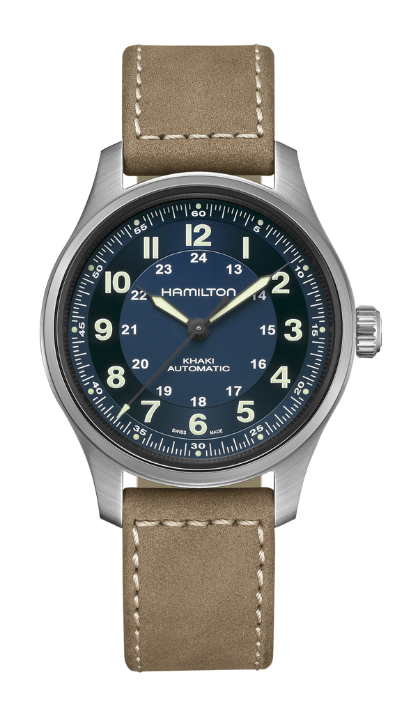 Khaki Field Titanium - Hamilton - Roestvrij Staal - HAM022