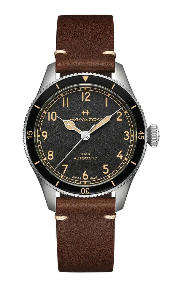Khaki Aviation Pioneer - Hamilton - Roestvrij Staal - HAM004